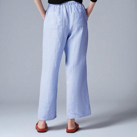 J. Crew New Soleil pant in linen Size S - Picture 2 of 11